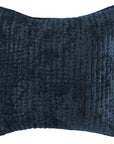 Bari - Velvet Sham - Ocean Blue