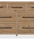 Vineyard Row - Seven-Drawer Dresser - Light Brown