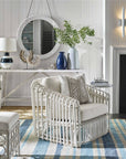 Getaway - Rattan Stool - White