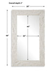 Quarry - Rectangle Stone Veneer Mirror
