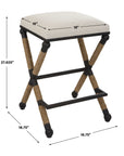 Firth - Rustic Counter Stool