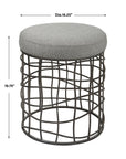 Carnival - Iron Round Accent Stool