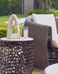 Continuum Stone - Indoor-Outdoor Sculpture - Brown / White