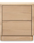 Round Off - Tall Nightstand - Light Brown