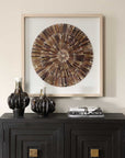 Tiger Sea Urchin - Shadow Box - Brown