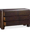 Rowan - 6 Drawer Dresser - Dark Brown