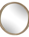 Landry - Round Mirror - Light Wood