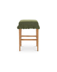 Anna - Counter Stool - Green / Light Brown