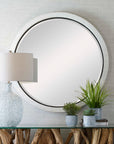 Granada - Round Mirror - White