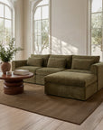 Swift - Slipper Chair - Dark Green