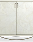 Melange - White Lotus Hall Chest - White