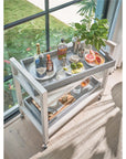 Weekender Coastal Living Home / Jupiter - Bar Cart - White