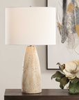 Maury - Travertine Table Lamp - Beige