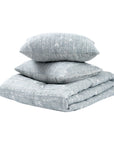 French Herringbone - Comforter Euro Sham - Storm