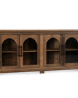 Zion - Wood 4 Door Cabinet - Natural