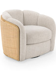 Daisy - Upholstered Swivel Chair - Coastal Sand