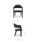 Martens - Dining Chair Leather - Black