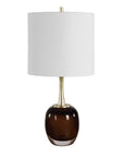 Vannett - Table Lamp - Dark Amber / White
