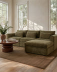 Swift - Storage Ottoman - Dark Green