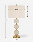 Three Rings - Contemporary Table Lamp - Beige