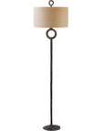 Ferro - Cast Iron Floor Lamp - Dark Brown