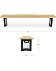Bent - Bench Small - Oak / Natural