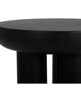 Rocca - Cement Side Table - Black