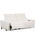 Darrow - Upholstered Power Recliner Sofa - White