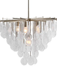 Goccia - 6 Light Tear Drop Glass Pendant - White