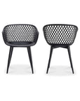 Piazza - Outdoor Chair (Set of 2) - Black