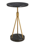 Rosston - Marble Accent Table - Black