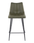 Alibi - Counter Stool (Set of 2) - Dark Green