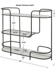 Trolley Bar - Console - Black