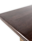 Kade - Dining Table - Dark Brown / Gold