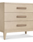 Westwood - Three-Drawer Nightstand - Beige