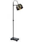Bessemer - Industrial Floor Lamp - Light Brown