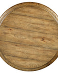 Sanctuary - Round Accent Table - Light Brown / Dark Brown