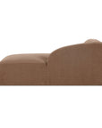 Isla - Right Arm Facing Chaise - Light Brown