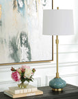 Kaimana - Aged Buffet Lamp - Blue