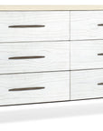 Cascade - 6-Drawer Dresser - White