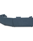 Fraser - 5 Piece Modular Sectional - Deep Blue