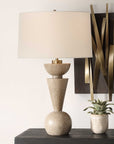 Cullum - Geometric Table Lamp - Light Brown