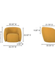 Rae - Outdoor Accent Chair - Orange