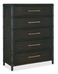 Retreat - Pole Rattan Five-Drawer Chest