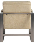 Avaline - Corbin Accent Chair - Light Brown / Pearl Silver