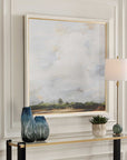 Whispering Cloudscapes - Landscape Print - Light Brown