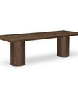 Hadley - Dining Table Small - Warm Brown