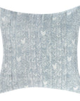 French Herringbone - Comforter Euro Sham - Storm