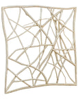 Tangled Up - Outdoor Teak Wall Decor - Woodtone