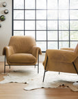 CC - Ambroise Metal Frame Club Chair